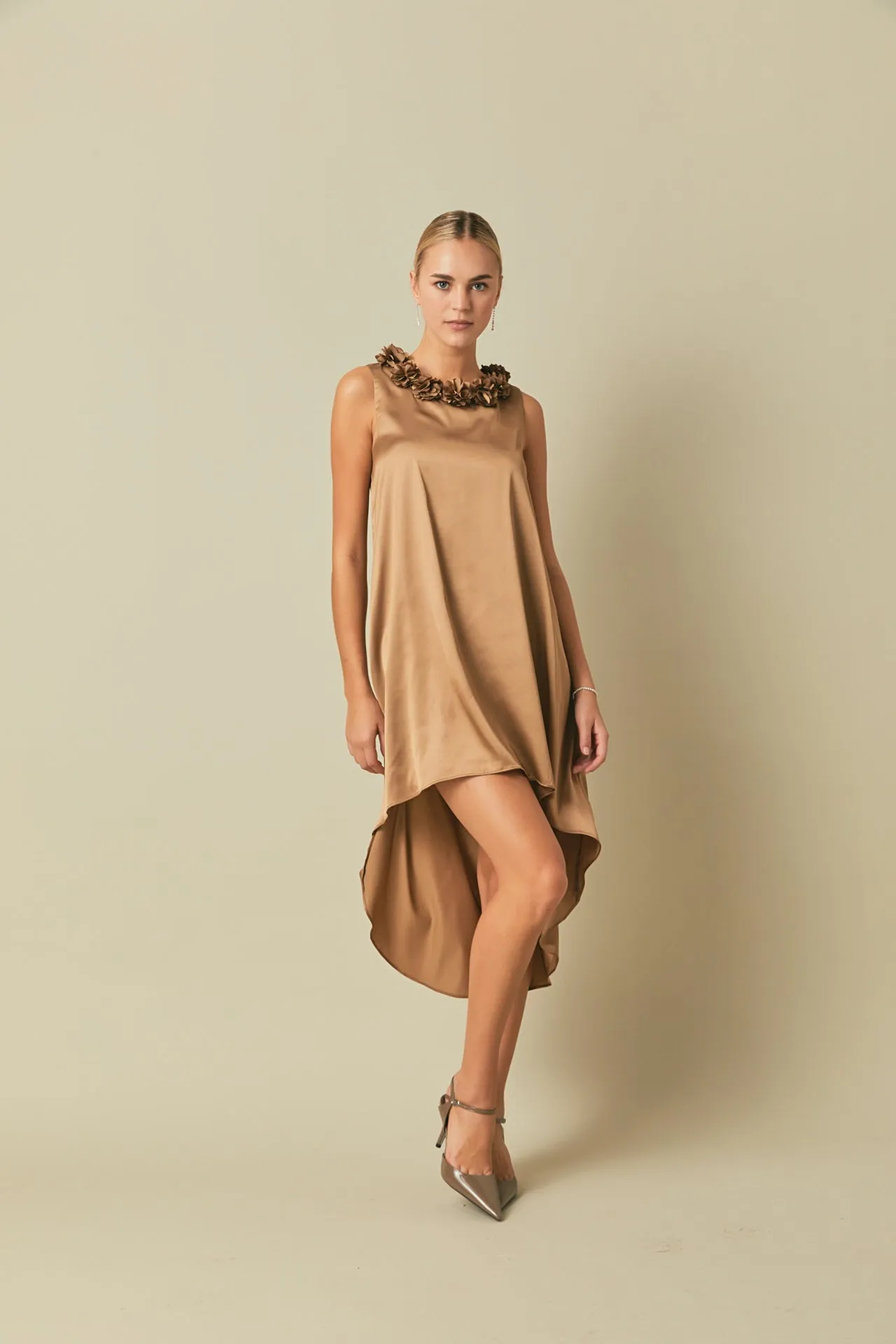 Rosette Maxi Dress