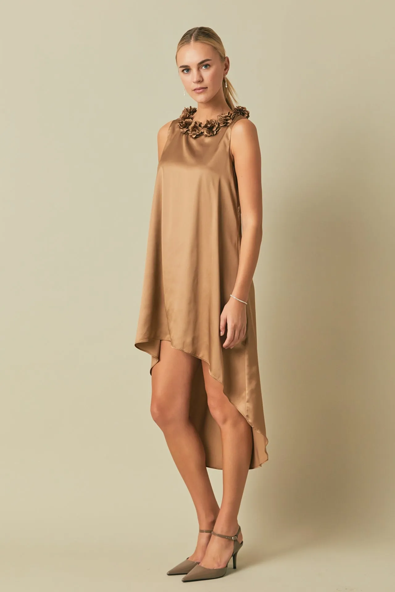 Rosette Maxi Dress