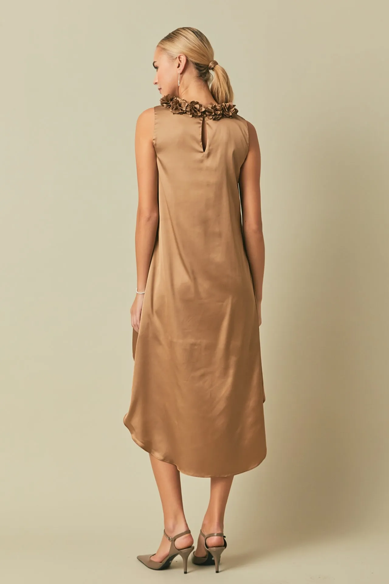 Rosette Maxi Dress