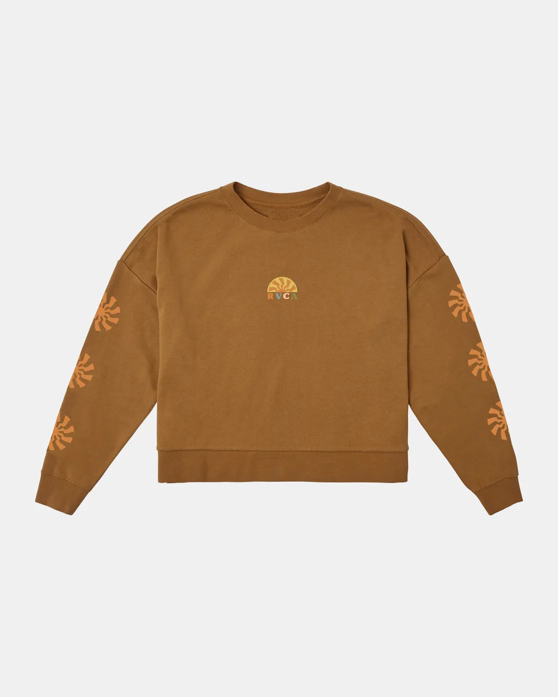 Shine Cropped Sweatshirt - Sienna