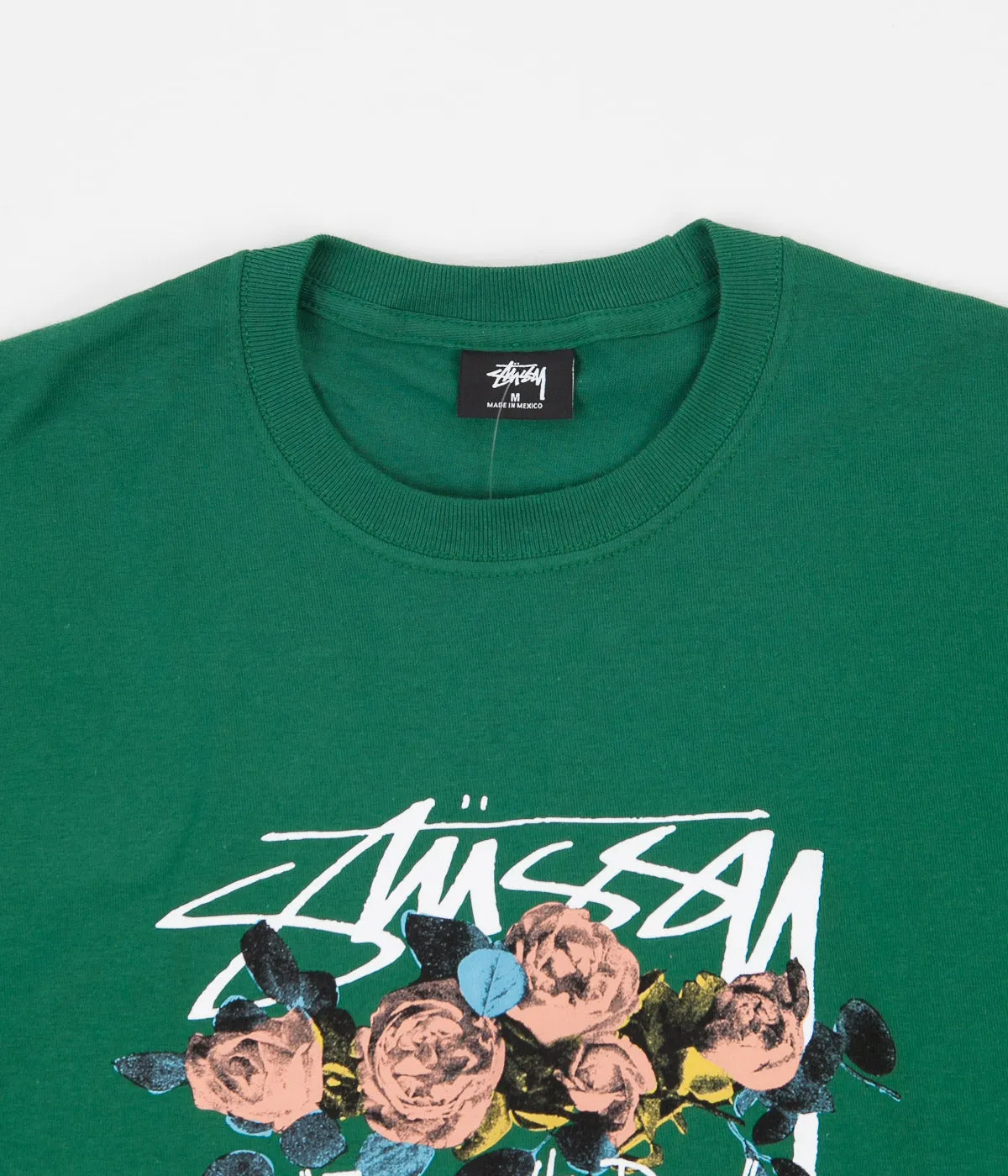 Stussy ITP Roses T-Shirt - Dark Green