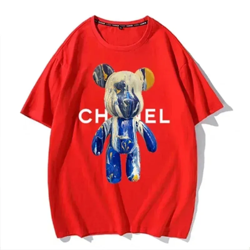 Summer T-shirt Luxury Brand Street High-quality Cotton Short-sleeved Kids Size