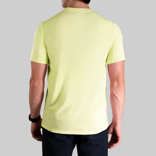 T-Shirt Crew Luxury Heathered Light Yellow