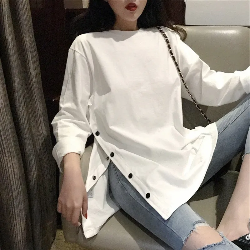 T Shirt Ouvert Coréen