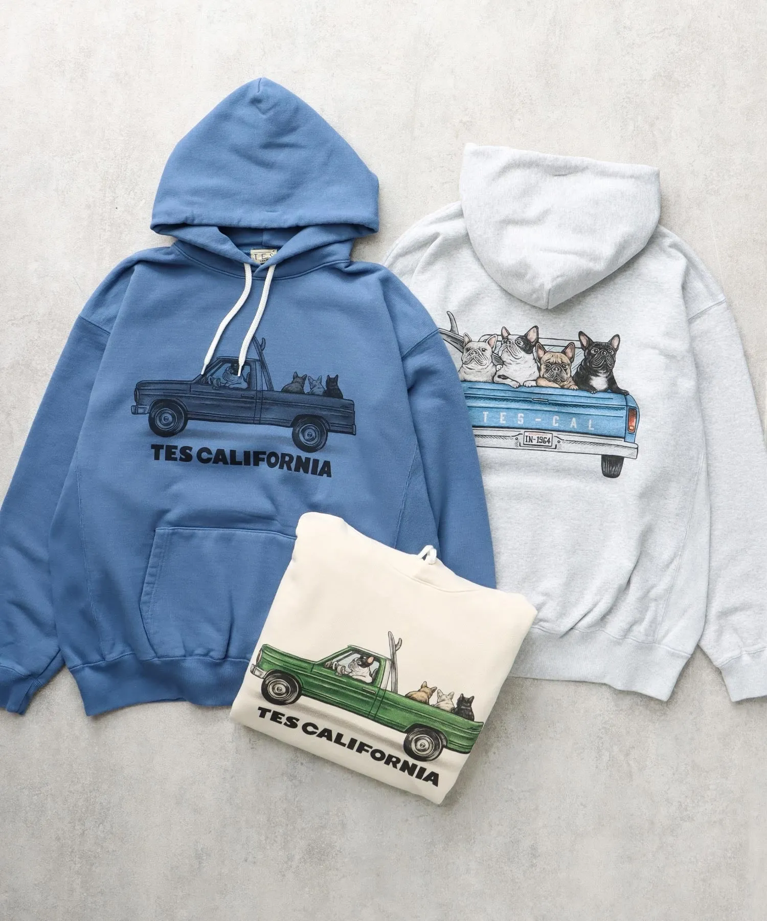 TES SURF TRUCKS 4BUHI SWEAT PARKA / スウェットパーカー