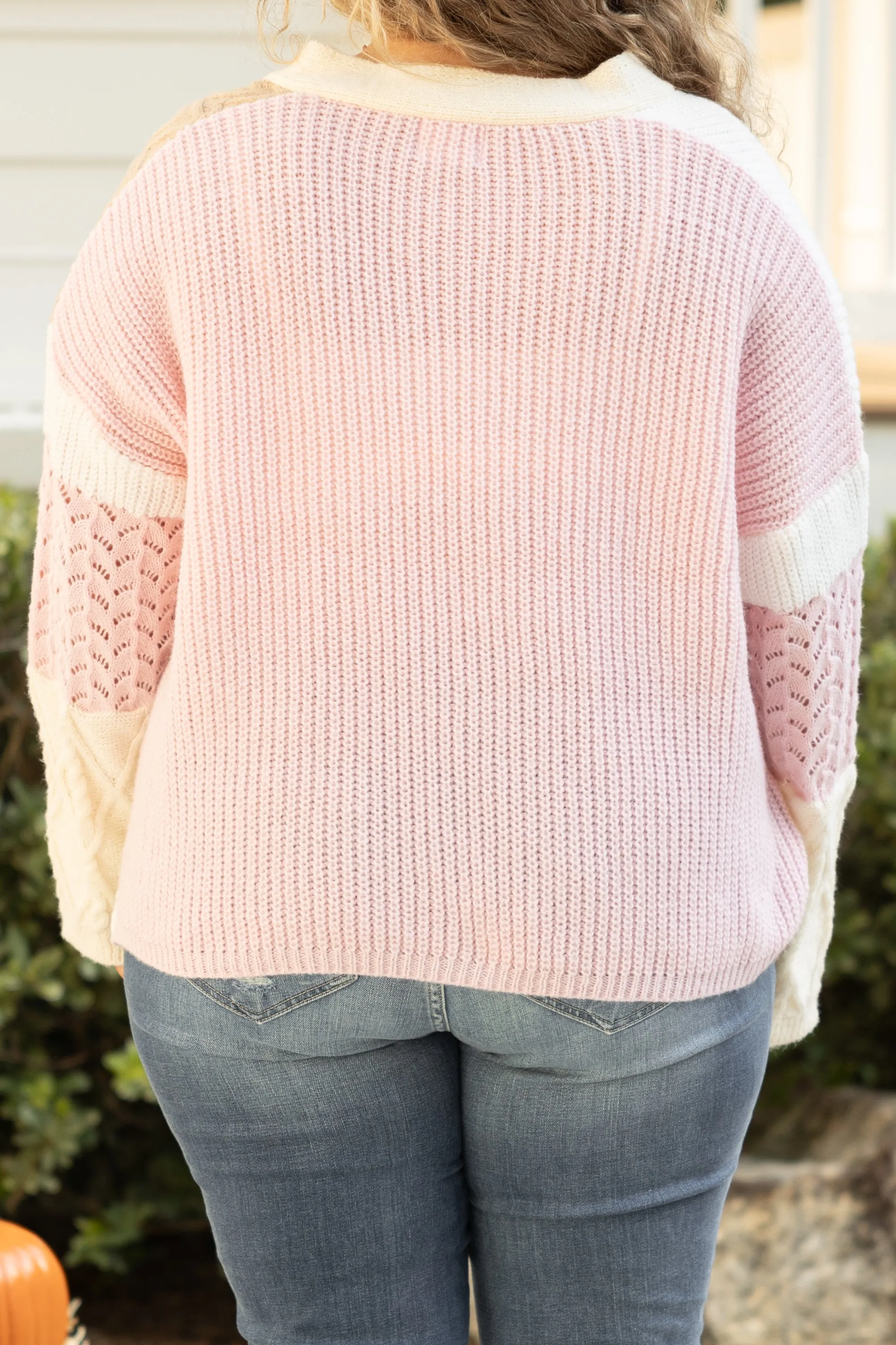The Reckless Love Cardigan, Blush