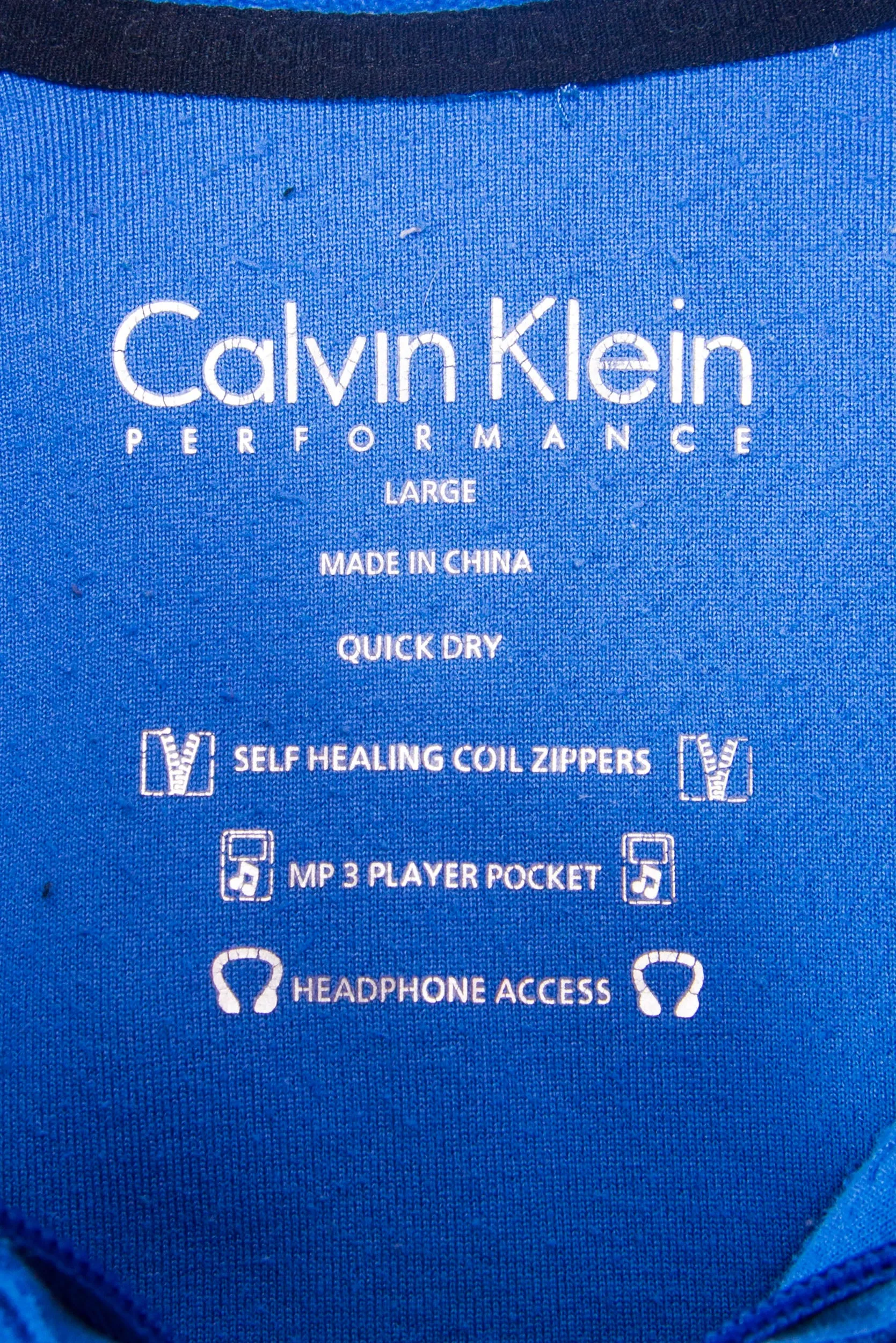 Vintage Calvin Klein Blue Fleece Jacket