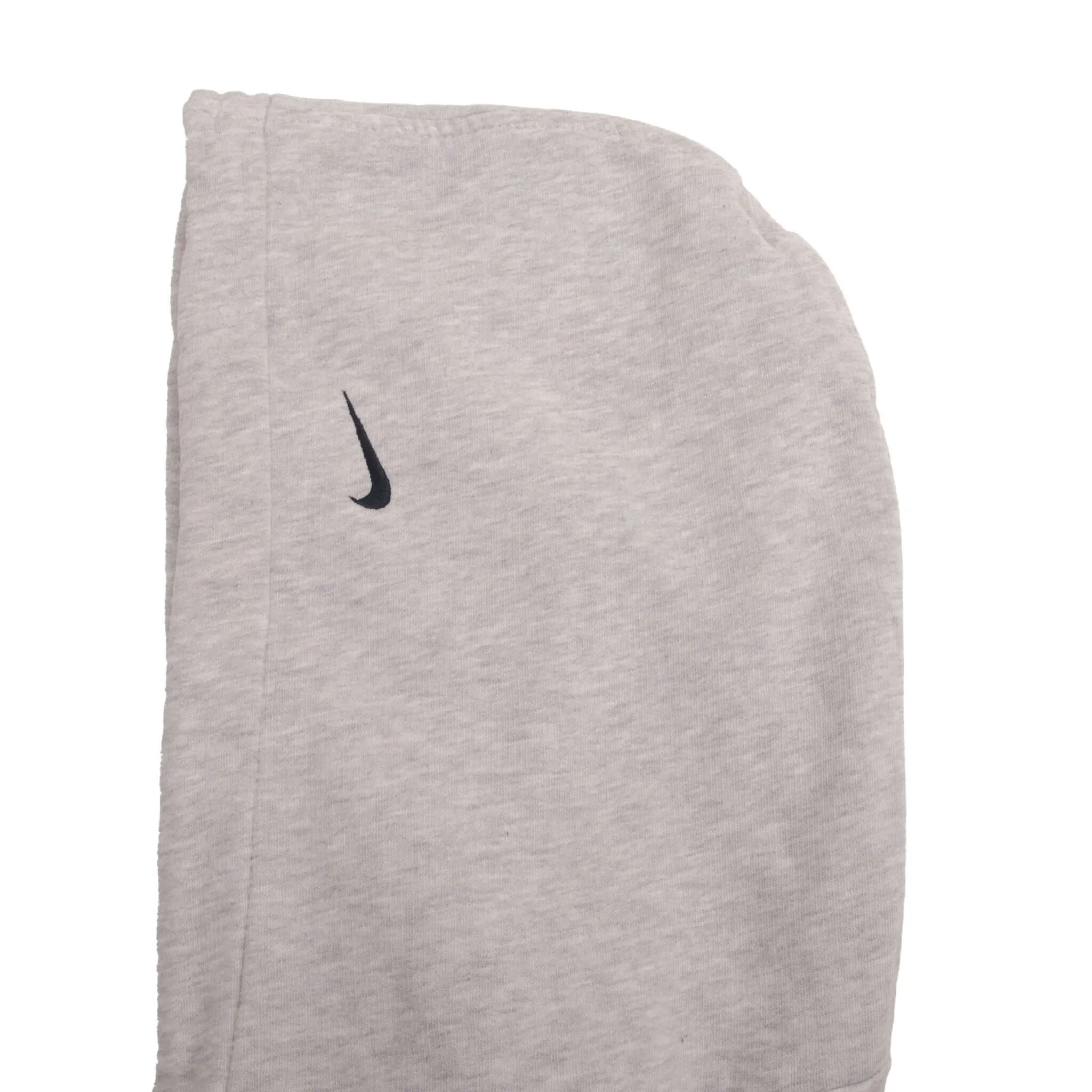 VINTAGE NIKE SPELLOUT SWOOSH GRAY HOODIE SWEATSHIRT 2000S SIZE MEDIUM