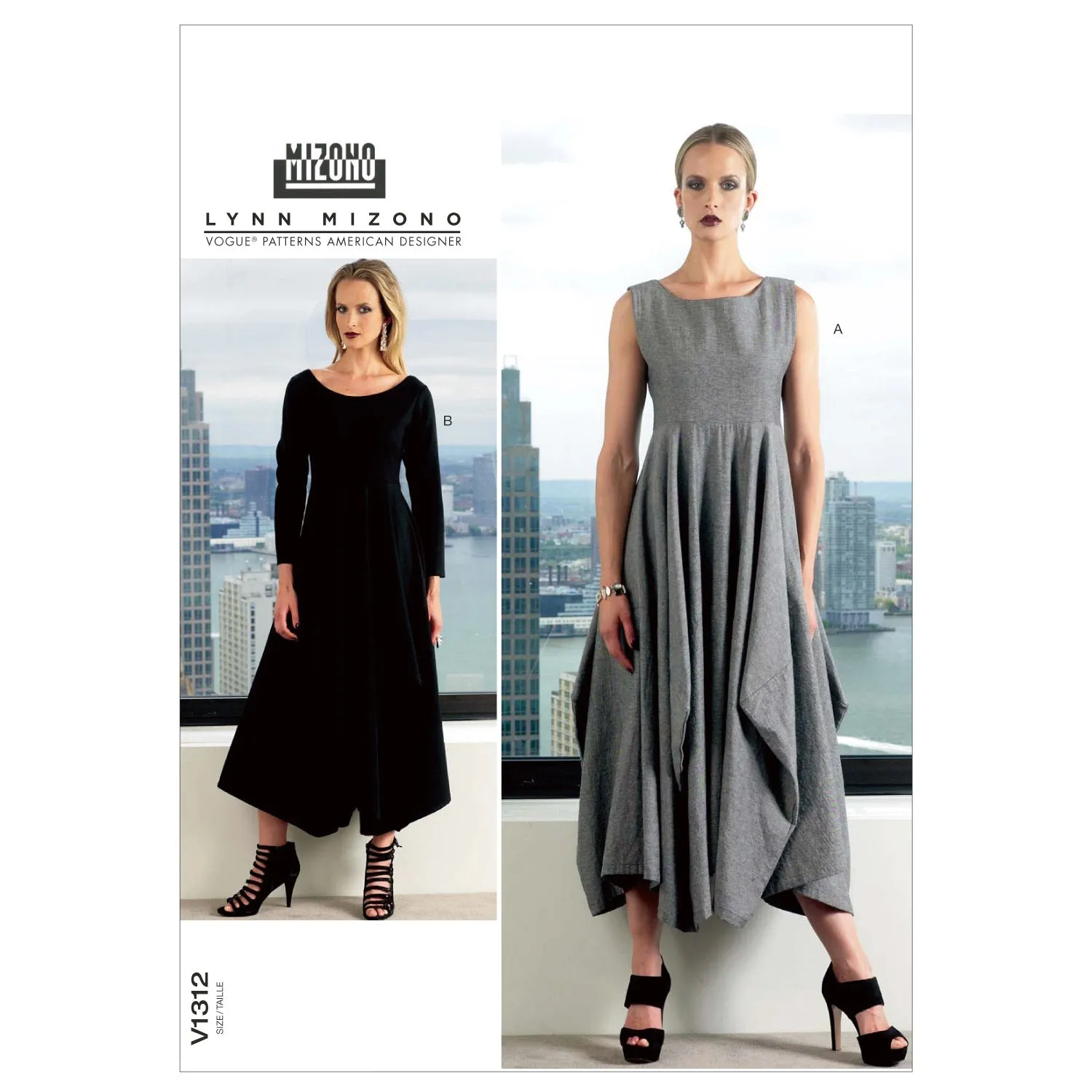 Vogue Pattern V1312 Misses' Dress