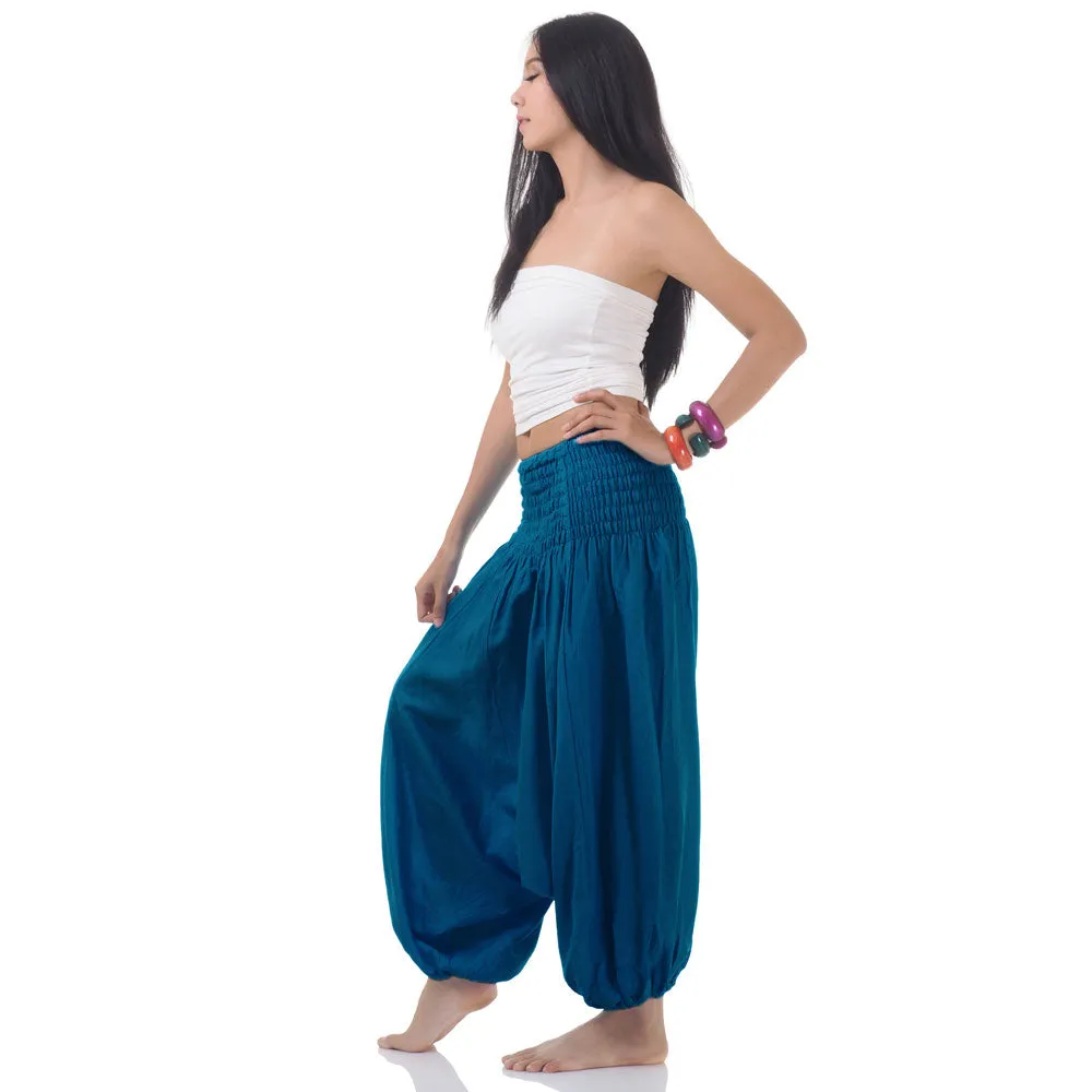 Women's 2-in-1 Jumpsuit Harem Pants Turquoise Tranquility